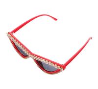 PRETYZOOM Gafas de Sol Ligeras y Cómodas Triangulares Forma de Ojo de Gato Diseño Creativo y Elegante para Mujer para Celebracion Verano en Playa