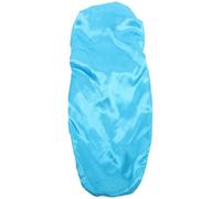 PRETYZOOM Gorro de Satén para Dormir Mujer y Práctico Protector para Cabello Rizado Trenzas y Mechas Diseño Delicado Azul Uno Talla para Adultos