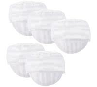 PRETYZOOM Gorros de Trabajo Antiestáticos para Industria Limpia, 5 Piezas, Transpirables, de Poliéster Malla, Uso en Talleres Electrónicos, Fábricas y Salas