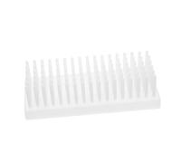 PRETYZOOM Gradilla Compatibilidad Versátil para Tubos de Ensayo Blanco de Plástico Secado de Muestras Diseño Multifuncional Experimentos de Química