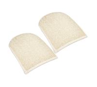 PRETYZOOM Guantes Exfoliantes Cuerpo de Lufa Natural 2 Piezas Doble Cara para Ducha y Baño Exfoliación Profunda y Eliminación de Células Muertas sin Químicos Aptos para Adultos