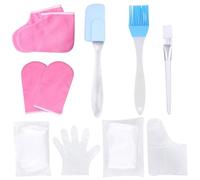 PRETYZOOM Guantes Exfoliantes para Manos y Pies Talla Única Algodón y Pp Cuidado Hidratante Spa Piel Accesorio para Exfoliación y Mantenimiento de Manos y Pies Color Aleatorio