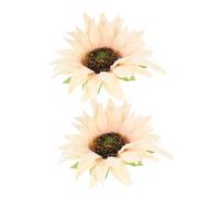 PRETYZOOM Hebilla para Cortinas Abrazadera De Flores De Girasol 2 Unidades Ideal para Hogar y Oficina