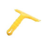 PRETYZOOM herramienta de película de coche limpieza de auto squeegee portátil accesorios de auto raspador de ventana del coche limpiaparabrisas de la ventana lateral del coche caucho Yellow