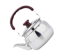 PRETYZOOM Hervidor De Té Con Silbato En La Estufa: Tetera De Acero Inoxidable De 750 Ml Hervidor Con Silbato Tetera Con Silbato Taza De Café Hervidor De Agua Agua Caliente Hervor Rápido