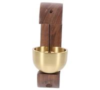 PRETYZOOM home decor decoração casa Accesorio decorativo decoración casa campana magnética de la puerta timbre de alerta de puerta campana magnética delicada timbre de puerta de madera acero