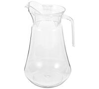 PRETYZOOM Jarra Acrílica Jarra De Agua Transparente Con Tapa Jarra Para Frigorífico De 2 Litros Botella De Agua Fría Y Caliente Jarra De Café Para Té Helado Sangría Limonada Zumo Leche