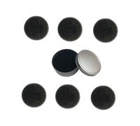 PRETYZOOM Juego de 7 Esponjas Limpiadoras de Maquillaje para Limpieza Seco Caja Compacta 1 Esponja Simple y 6 Recambios de Algodón Herramienta Práctica para Limpieza Rápida de Brochas