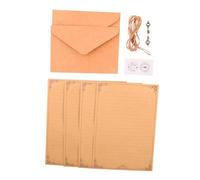 PRETYZOOM Juego de Papelería Retro Papel de Carta A5 Sobres Vintage 2 Piezas Papel para Escribir Estilo Antiguo para Escuela y Correspondencia Personal