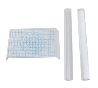 PRETYZOOM Kit de Herramientas para Arcilla Polimérica Rodillos Acrílicos y Tablero en Forma, Accesorios para Modelar y Ajustar Grosor en Manualidades
