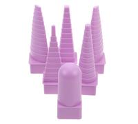 PRETYZOOM Kit de Mandriles para Moldear Joyas de Plástico, Juego de Herramientas para Enrollar Alambre Redondo, Cuadrado y Triangular, 6 Piezas para Manualidades y Diseño de Abalorios