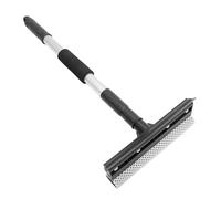 PRETYZOOM Limpiacristales Profesional para Coche Mango Extensible, Doble Cara de Acero Inoxidable y Esponja, Adecuado para Parabrisas y Espejos Telescópicos