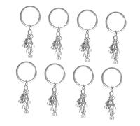 PRETYZOOM Llavero 8 Piezas Zodíaco Caballo 2026 Aleación Resistente Colgante Amuleto de Buena Suerte Feng Shui para Bolso, Mochila y Decoración de Fiesta Año Lunar