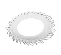 PRETYZOOM Llavero Poroso Cronómetro Aros De Llavero Soporte para Almacenamiento De Llaves Reutilizable Titular De Almacenamiento De Llaves Silver Acero Inoxidable