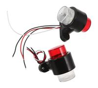 PRETYZOOM Luces de Advertencia LED para Remolque y Camión, Juego de 2 Luces de Posición Laterales Redondas 12-24v Bicolor, Resistentes al Agua y Polvo, Compatibles para Uso Industrial