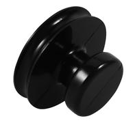 PRETYZOOM Mango para cuenco tibetano, asa de elevación con ventosa, goma, 1 pieza, negro, para cuenco de sonido budista, fácil de usar, para terapia de sonido