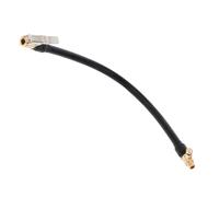 PRETYZOOM Manguera de Extensión para Inflador de Neumáticos Coche Tubo de Goma Resistente y Flexible Compatible con Válvulas de Ruedas Portátil y Duradero para Bicicletas Motos y