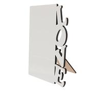 PRETYZOOM Marco De Fotos De Carta De Amor Centro De Mesa En Para Sublimación Marcos De Fotos En De Sublimación Marco De Fotos Familiar Adorno De Mesa Panel a Base De Madera