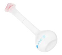 PRETYZOOM Matraz Aforado de Laboratorio Transparente 50 Ml Frasco Medidor Químico de Dosificación Precisa Botella Científica Graduada para Muestras de Agua Uso en Química y Biología