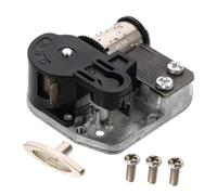 PRETYZOOM Mecanismo de Caja Musical Cuerda para Reparación DIY Movimiento de Repuesto para Caja de Manivela Accesorio Plástico Compacto Decorativa