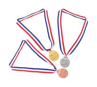 PRETYZOOM Medallas de Metal Oro Plata y Bronce 3 Piezas para Competiciones de Natación Eventos Deportivos Escolares E Instituciones de Entrenamiento Medallas de Participación Adultos