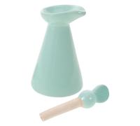 PRETYZOOM Mini Frasco Gotero de Cerámica Vintage para Aceites Esenciales 70 Ml, Botella Vacía para Spa y Aromaterapia, Recipiente Pequeño para Perfumes y Cuidado Facial