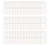 PRETYZOOM Mini Organizador de Joyas y Anillos, Caja Transparente de Plástico 3.5X3.5X2 CM, 120 Piezas, Estuche Pequeño para Guardar en Casa o Llevar de Viaje