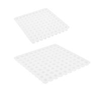 PRETYZOOM Molde de Silicona para Manualidades DIY 2 Piezas Pequeño Flexible Reutilizable Forma Pata y Nube para Artesanía Creativa y Sellos de Cera en Invitaciones y Cartas