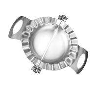 PRETYZOOM Molde para Albóndigas de Acero Inoxidable 304 Prensa de Masa Grande para Hacer Empanadillas y Raviolis Herramienta de Cocina para Bolas de Masa Hervida Uso Doméstico