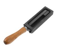 PRETYZOOM Molde para Fundir Plata Forma de Tira, Molde de Hierro Ranura de Aceite, Buena Estabilidad Térmica y Superficie Lisa para Laboratorio y Educación