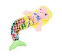 PRETYZOOM Muñeca de Sirena de Peluche Cartoon Cojín para Niñas Almohada Decorativa Multifuncional para Dormitorio Infantil Regalo para Cumpleaños y