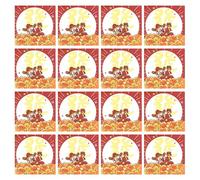 PRETYZOOM Notas Adhesivas Temática de Figura de Fortuna 30 Unidades Papel Duradero Mini Tamaño para Viaje Cuaderno de Notas de Año y Vacaciones de Invierno Útiles para Estudiantes y