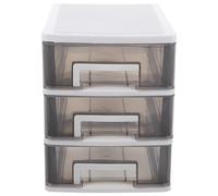 PRETYZOOM Organizador De Cajones De Plástico Multi-Capa 8.30X7.55X5.98 Pulgadas Caja De Almacenamiento Para Oficina Hogar Y Caja De Cosméticos Compacta