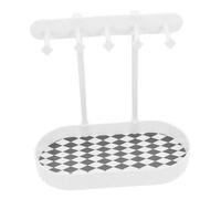 PRETYZOOM Organizador De Joyas Versátil Soporte para Aretes Collares y Anillos Diseño Elegante Color