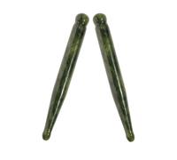 PRETYZOOM Palo de Masaje de Jade Set de 2 Piezas para Aliviar la Fatiga Ocular y Beneficios de Acupresión, Herramienta Manual para Uso en Casa para Masaje Facial y Corporal