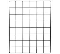 PRETYZOOM Panel de Rejilla de Pared Cuadrada 30x40 Cm de Hierro Negro, Estante Colgante Multiusos para Decoración de Fotos y Organización, Rejilla Metálica Resistente para Sala y Dormitorio