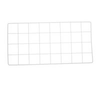 PRETYZOOM Panel de Rejilla Metálica para Fotos 40x20 Cm, Color y Reforzado, Soporte de Pared para Exhibición y Decoración DIY, Malla de Metal para Colgar Fotos y Postales en Hogar U Oficina