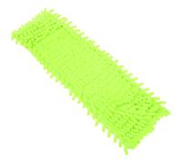 PRETYZOOM Paño de Repuesto para Trapeador Plano de Tela Verde Limpieza y Textura Única, Adecuado para Baños y Zonas Húmedas, Previene Resbalones y Retira Pelo de Mascotas