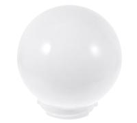 PRETYZOOM Pantalla de Lámpara Esférica Acrílica Blanca Leche Diámetro 150 MM Casquillo 95 MM Cubierta de Luz para Lámpara de Globo Exterior Accesorio Resistente y Difusor de Iluminación