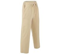 PRETYZOOM Pantalones Casuales de Mujer Talla XXL Cordón y Pierna Ancha | Poliéster y Spandex, Ligeros y Transpirables, Bolsillo Lateral, Estilo Informal para Verano y Playa