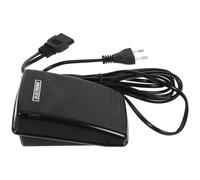 PRETYZOOM Pedal de Máquina de Coser Multifuncional de Tres Agujeros Redondos, Repuesto con Enchufe Europeo 220v Ac, Accesorio Compacto para Control de Velocidad en Costura Doméstica