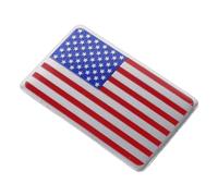 PRETYZOOM Pegatina Adhesiva de Aluminio con Bandera Americana Grande Resistente la Decoloración Decoración Patriótica para Vehículos Fácil Instalación Laterales y Parte Trasera Vinilo
