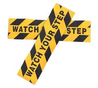 PRETYZOOM Pegatinas De Advertencia Antideslizantes Cinta Adhesiva Para Mojados Y Escaleras Decal De Precaución Y Duradero Seguridad Para Áreas Públicas 2 Piezas X 5