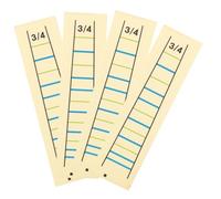 PRETYZOOM Pegatinas Prácticas para Diapasón de Violín 3/4 Transparentes, 4 Piezas, Adhesivas Autoclavables para Aprender Notas y Practicar Accesorios para Principiantes