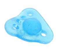 PRETYZOOM Pelota Triangular TPR para Ejercicios de Mano y Dedos Herramienta de Entrenamiento de Fuerza Pelota de Agarre Azul Suave para Recuperación Terapéutica y Alivio de Tensión en