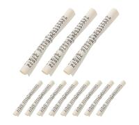 PRETYZOOM Pergaminos de Mezuzá Judíos Kosher 15 Piezas 7,5 Cm Aro Plateado para Puerta, Rollos de Bendición Hebrea Auténtica, Decoración Religiosa para Hogar y Festivales