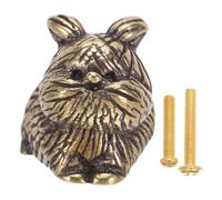 PRETYZOOM Perillas de Latón para Gabinetes Forma de Gato, Tiradores Decorativos para Muebles, 3x2,5x2,1cm, Estilo Vintage, para Cocina y Dormitorio, para Amantes Gatos