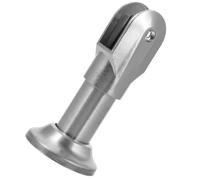 PRETYZOOM Pie de Soporte de Aleación para Particiones de Baño Público Accesorio de Fijación y Acabado Pulido para Mamparas