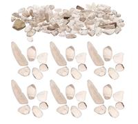 PRETYZOOM Piedras de Cristal Natural 7-9 Mm 100 G Chips Irregulares para Decoración de Jarrones, Plantas, Acuarios y Manualidades, Grava Triturada Pulida para Artesanía y Uso en Suculentas