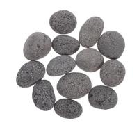 PRETYZOOM Piedras de Lava Volcánica Reutilizables para Fogatas y Chimeneas | Acabado Natural, Reduce Hollín, Estilo Rústico Orgánico, para Calefactor de Patio y Leños a Gas